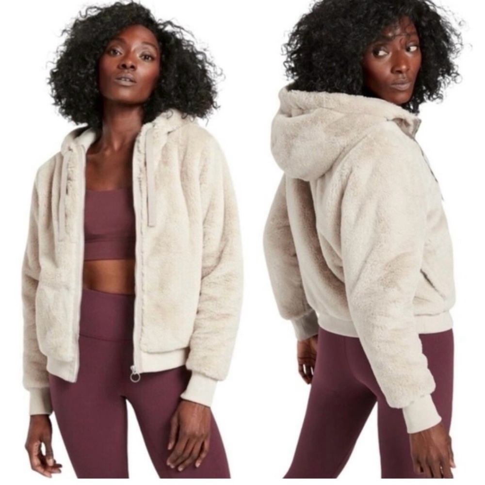 Athleta faux fur Ritual jacket- comfort and style!